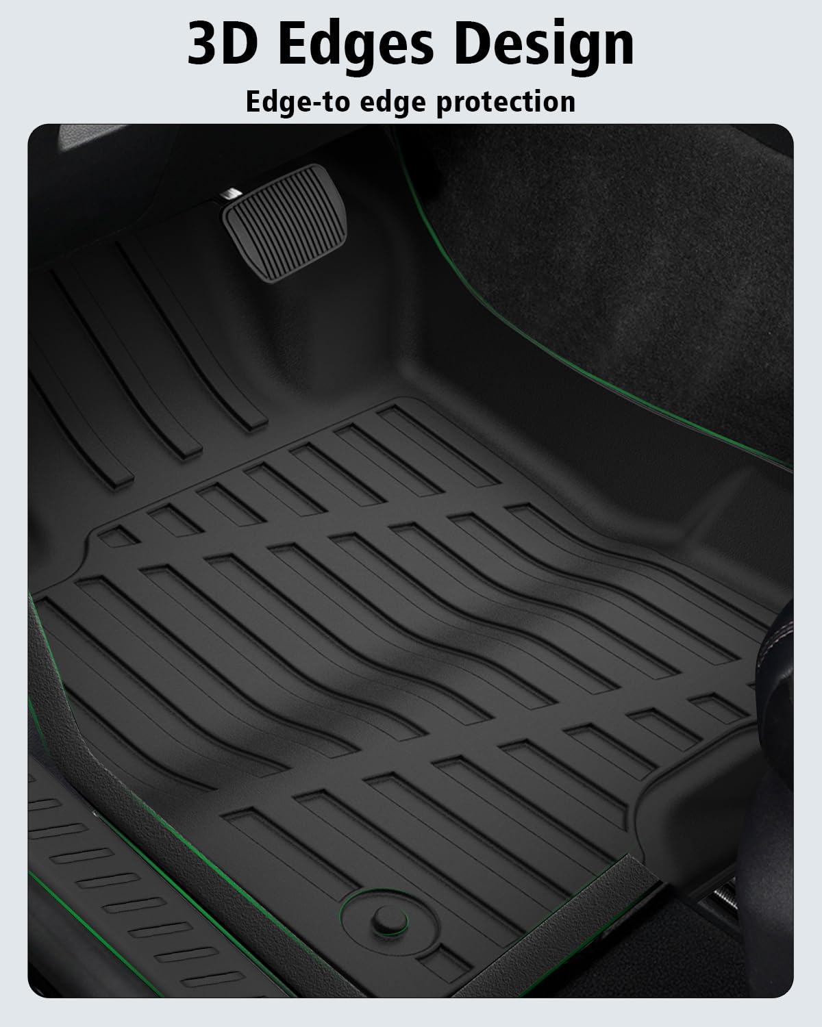 Floor Mats & Cargo Mat & Backrest Mat Custom for Toyota RAV4 Hybrid 2026 (Not for Cargo Area with Subwoofer) (Not for Phev), Door Sill Guards, All Weather TPE Floor Liners for RAV-4 2026 Accessories