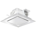 Orsong Bathroom Exhaust Fan 10" Panel Ultra Quiet without Light(8x8 Mount), 110CFM, 4" Duct for Bathroom/Garage/Home