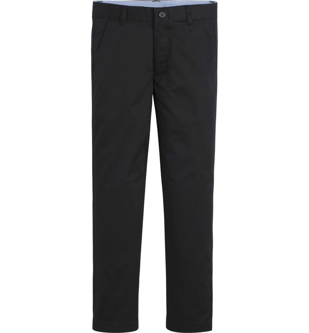 Tommy Hilfiger Boys' Th Flex Stretch Performance Dress Pant, Straight Leg Fit, Zip Fly & Belt Loops, Side & Back Pocket