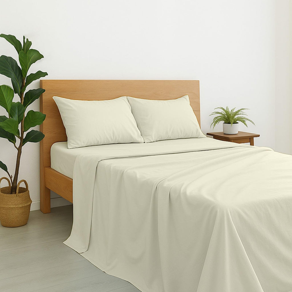 Cottington Lane Twin Size Sheet Set, 100% Egyptian Cotton Premium Hotel Quality 4 Piece Sheets Sets, High Thread Count Dark Grey Solid with 6-10" Deep Pocket