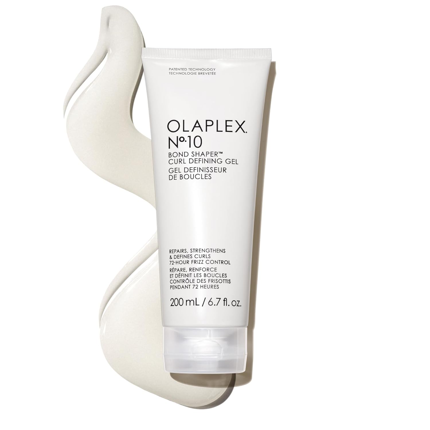 Olaplex Nº.10 Bond Shaper™ Curl Defining Gel: Frizz Smoothing Curl Gel | Hydrates, Detangles & Defines Curls | All Day Hold No Residue | For Coily, Curly, and Wavy, 200 mL/Fl Oz