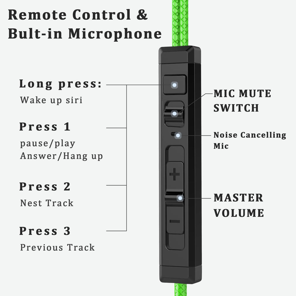 KASOTT SoundMaster Pro V1 - Gaming Earphones with Dual Audio Drivers,Battle Buds,in-Line Mic with Mute and Volume Control, Compatible with Xbox Series,Xbox One,PS5,PS4,Switch,Pc with 3.5mm Aux
