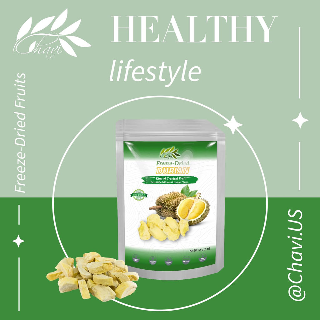 CHAVI Freeze Dried Fruits - Mixed | 6 in 1 | No Added Sugars or Preservatives - Non-GMO, Vegan, Gluten-Free | Gift Box | 230 g | 8.1 oz | 6 Cans