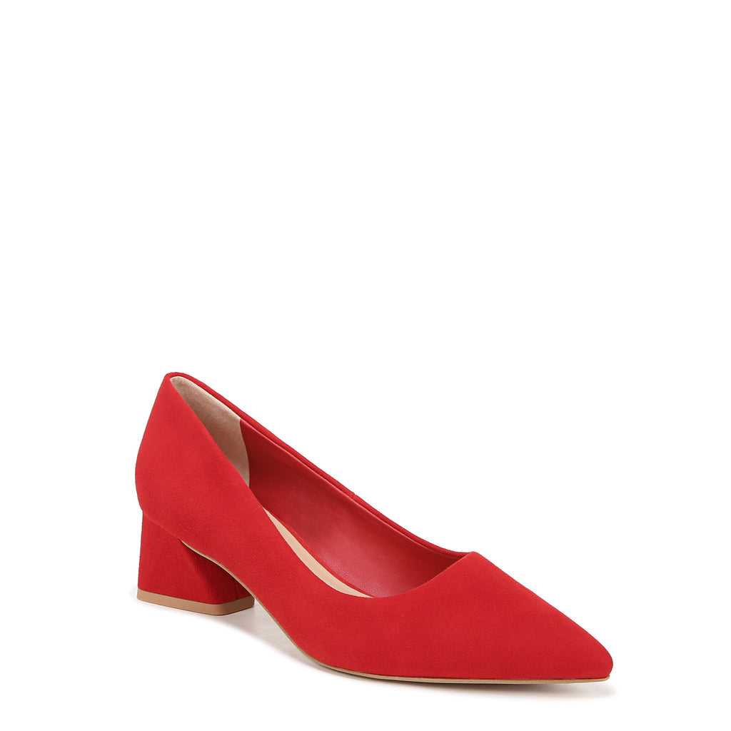 Franco Sarto Women's Racer Pointed Toe Block Heel Pumps