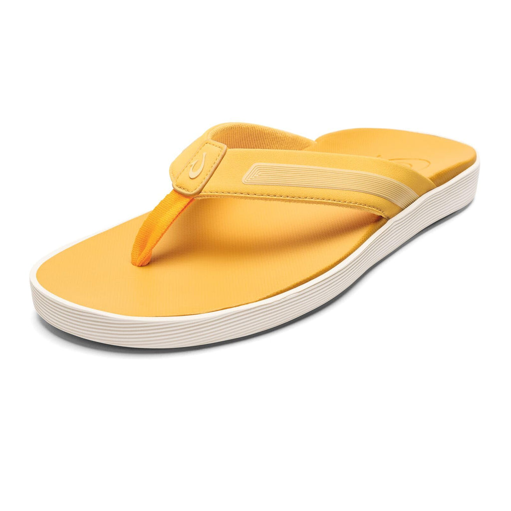 OluKai Leeward Men's Beach Sandals, Quick-Dry Flip Flop Slides, Water Friendly Versatility & Wet Grip Traction, Comfort Fit & Arch Support