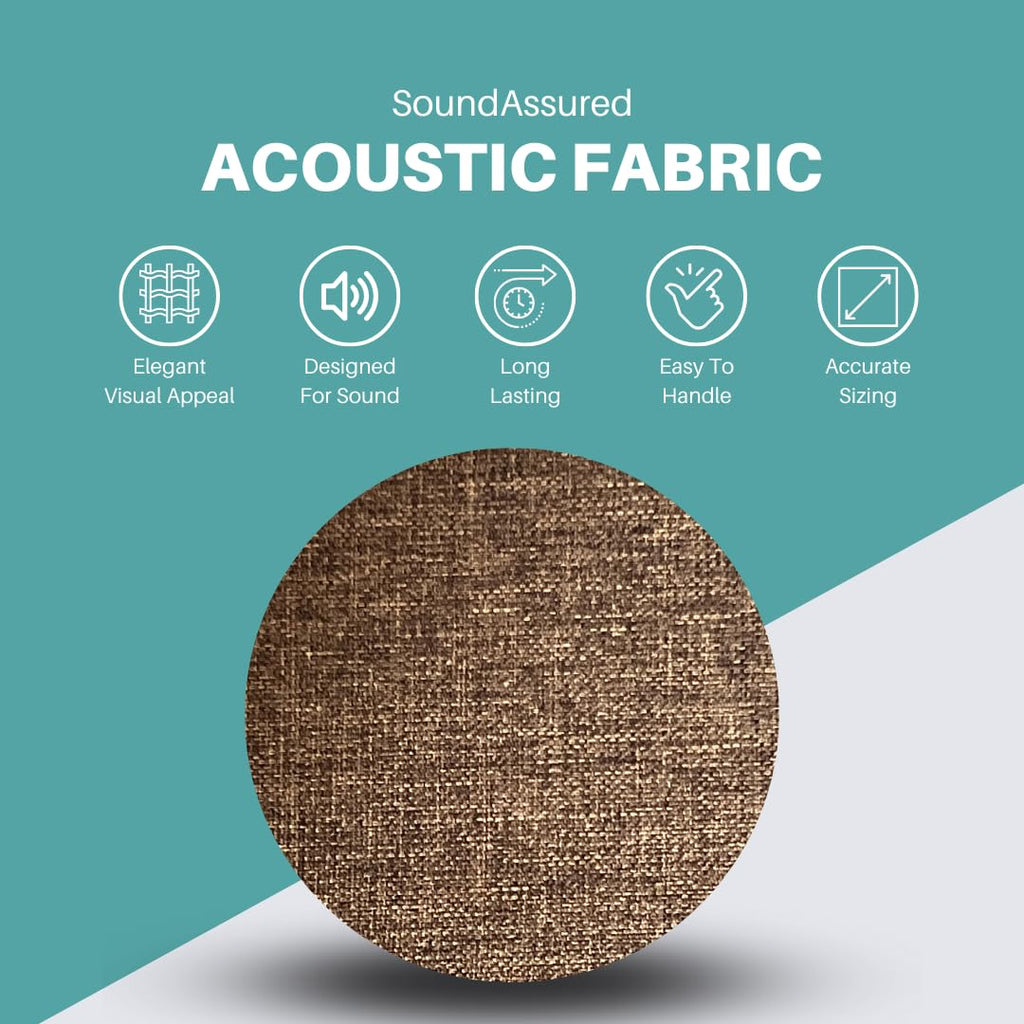 SoundAssured Acoustical Fabric - Precut Pieces 59x36 - Acoustically Transparent Fabric for Making Acoustic Panels - DIY Sound Panel Acoustic Fabric (50s Pink)
