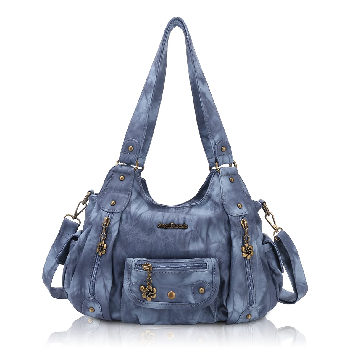 Angel Barcelo Purses for Women Soft PU Leather Shoulder Bag Crossbody Purse and Handbags