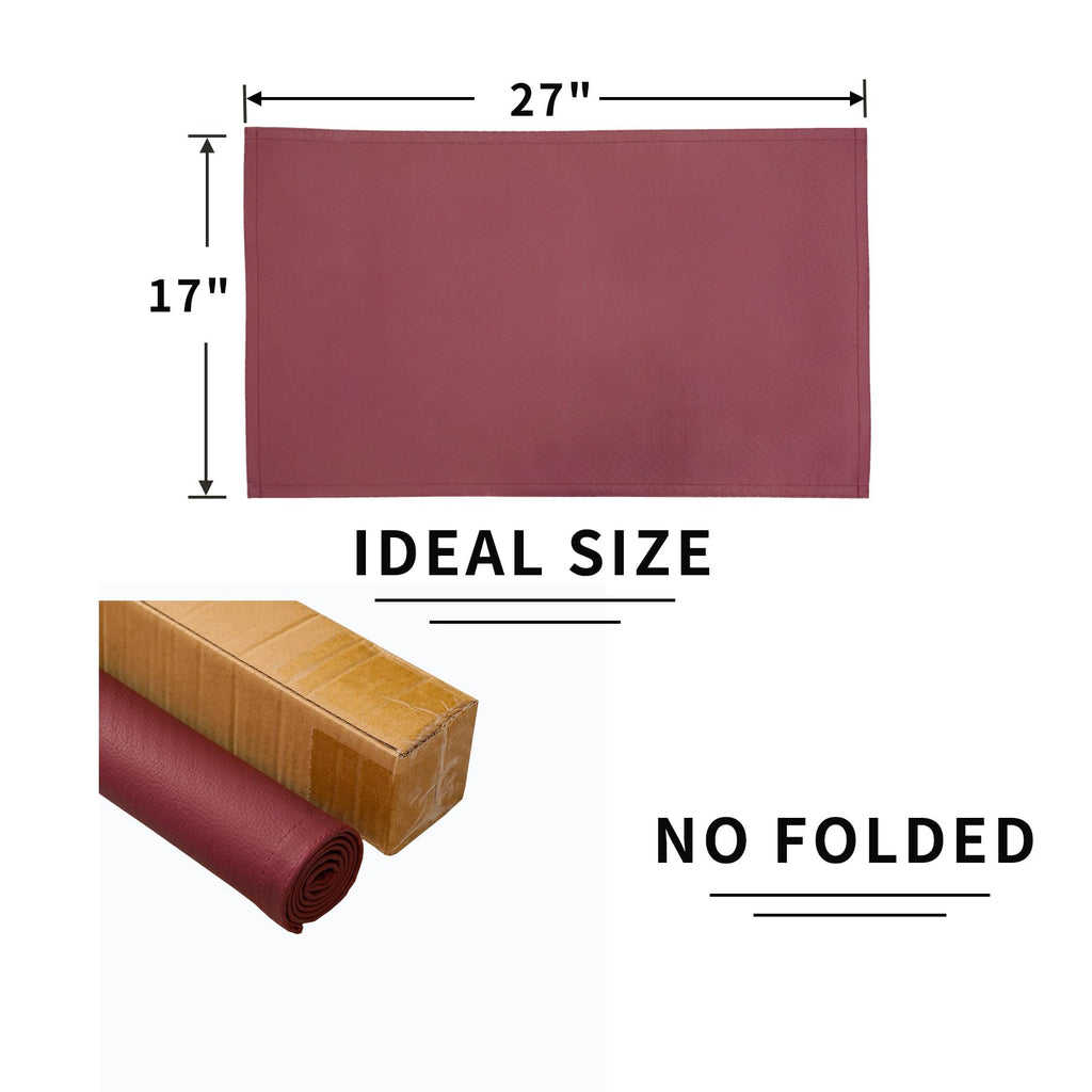 Non Slip Recliner Headrest Protector Washable Faux Leather Headrest Covers for Recliner Chair Waterproof Couch Head Rest Covers for Sofa,Furniture,Office Chair,Theater Seat (Beige)