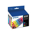 Epson 222 Claria Ink Standard Capacity Color Combo Pack (T222520-S) Works with Workforce WF-2960,Expression XP-5200,(Pack of 2)