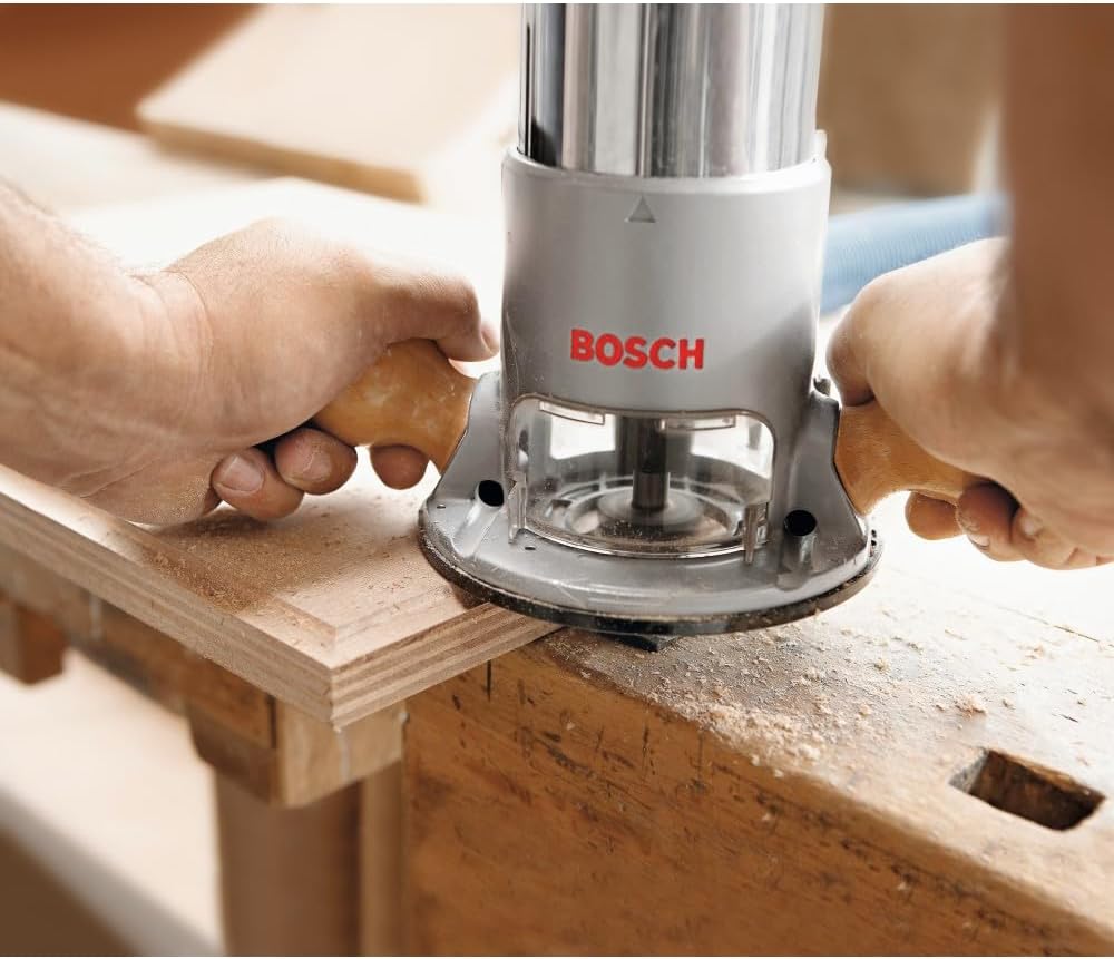BOSCH Router 1617EVS 2.25 HP Electronic Fixed-Base Woodworking Router