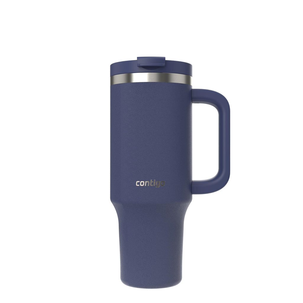 Contigo Streeterville 30oz Tumbler, Stainless Steel Vacuum Insulated, Leak-Proof, Cold for 29 Hours, Fits in cupholders, Licorice