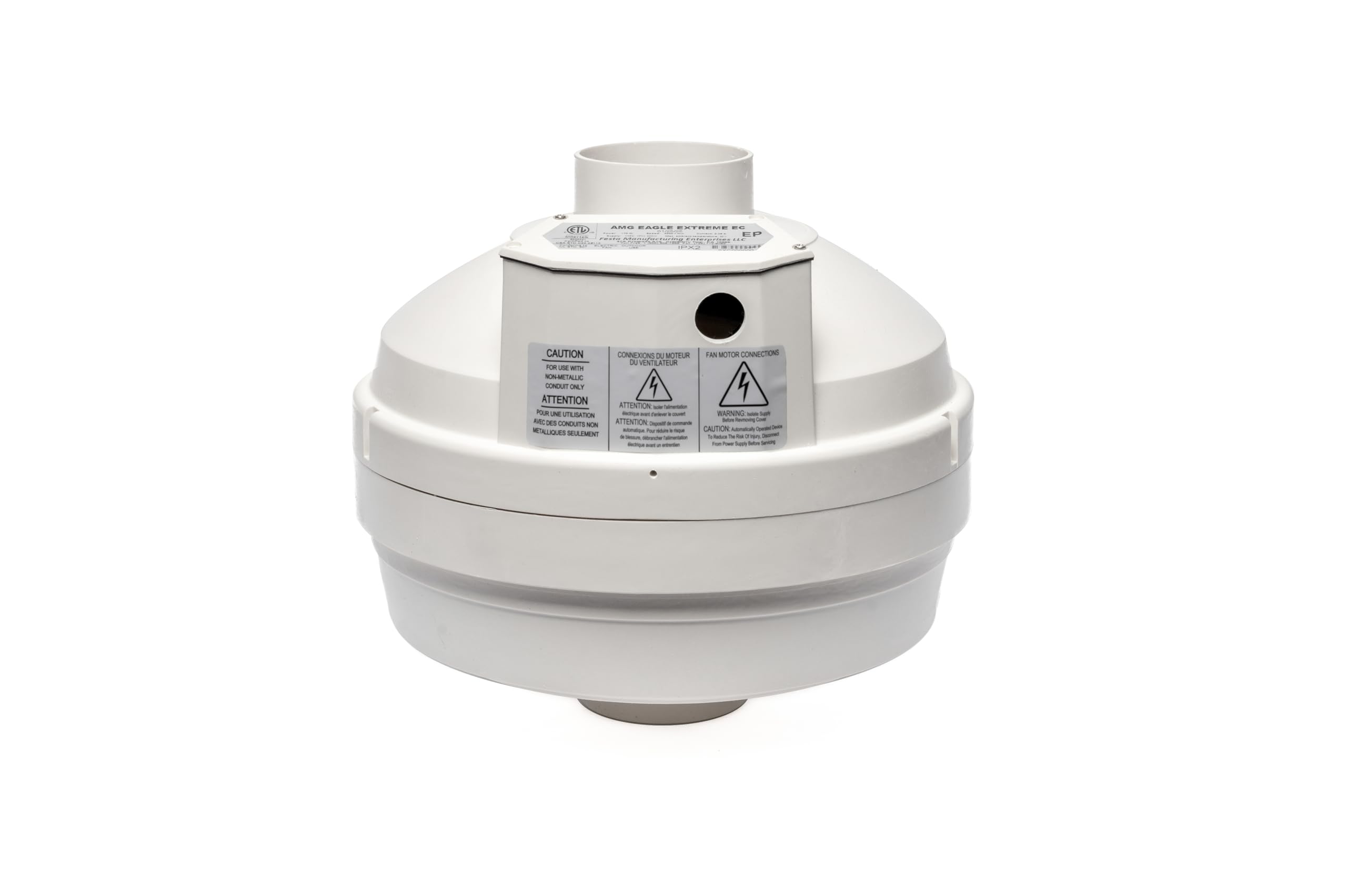 Festa AMG Surge EC Radon Fan – 3“ Installation Kit - Quiet and Energy Efficient Radon Mitigation Inline Fans – High Performance 3” Duct Fan