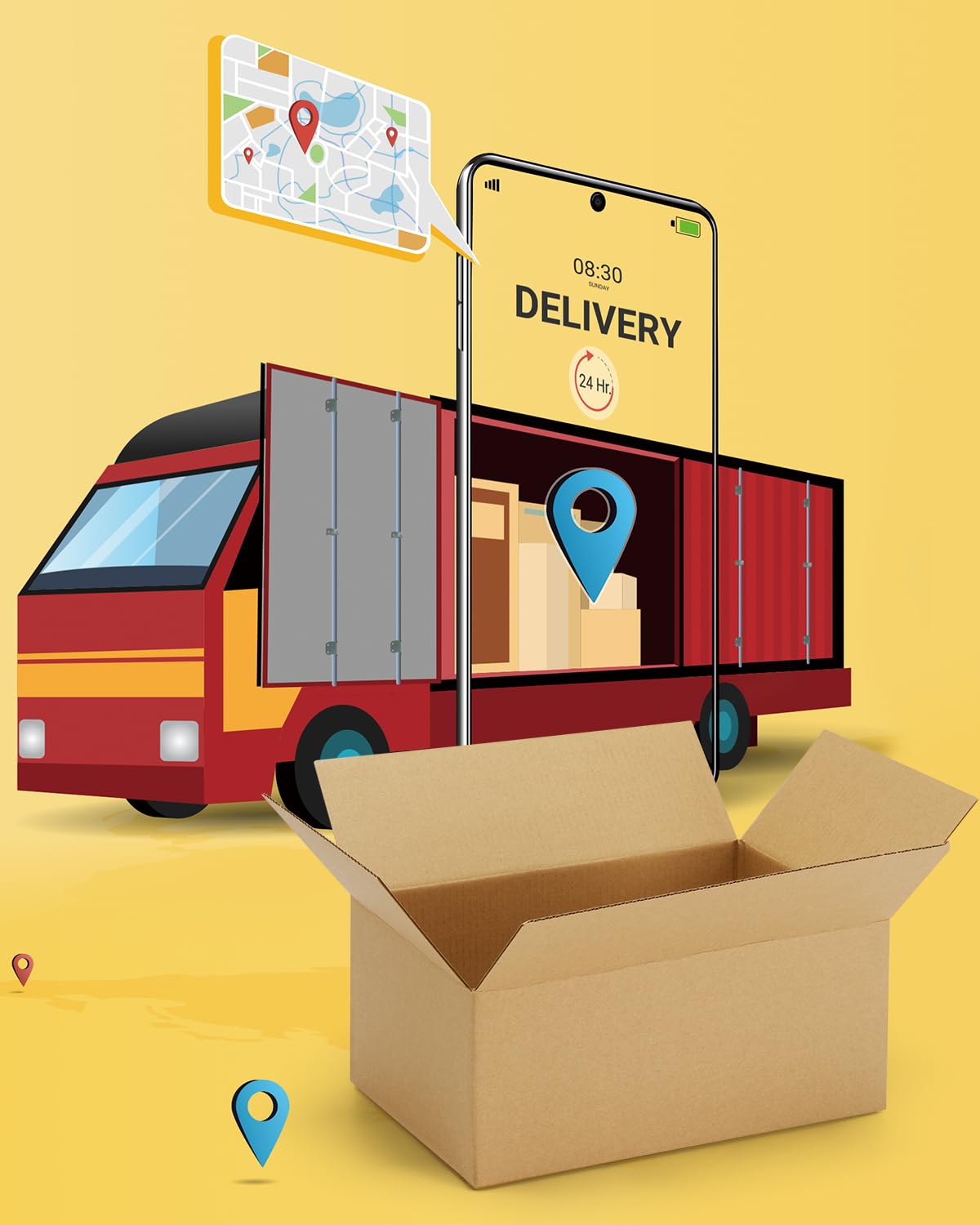 40-Pack-Small-Shipping-Boxes-6x4x4, Corrugated-Cardboard-Boxes-for-Packaging-Small-Business, Brown-Boxes-Mailers
