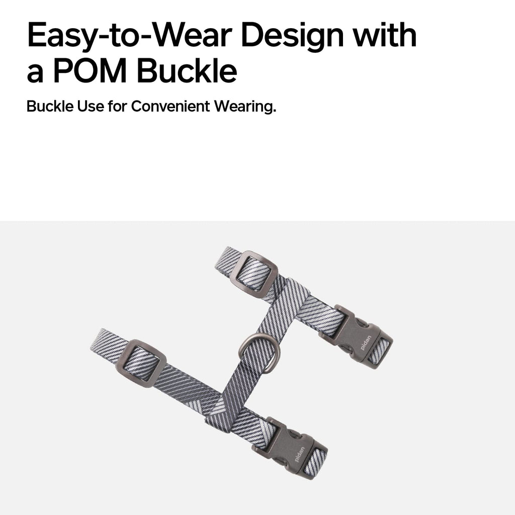 pidan Cat Harness and Leash Set, XL Size for Large Cats, Escape Proof | Adjustable Kitten Harness for Large Small Cats, Lightweight Soft Walking Travel Harness (Grey-M Size)