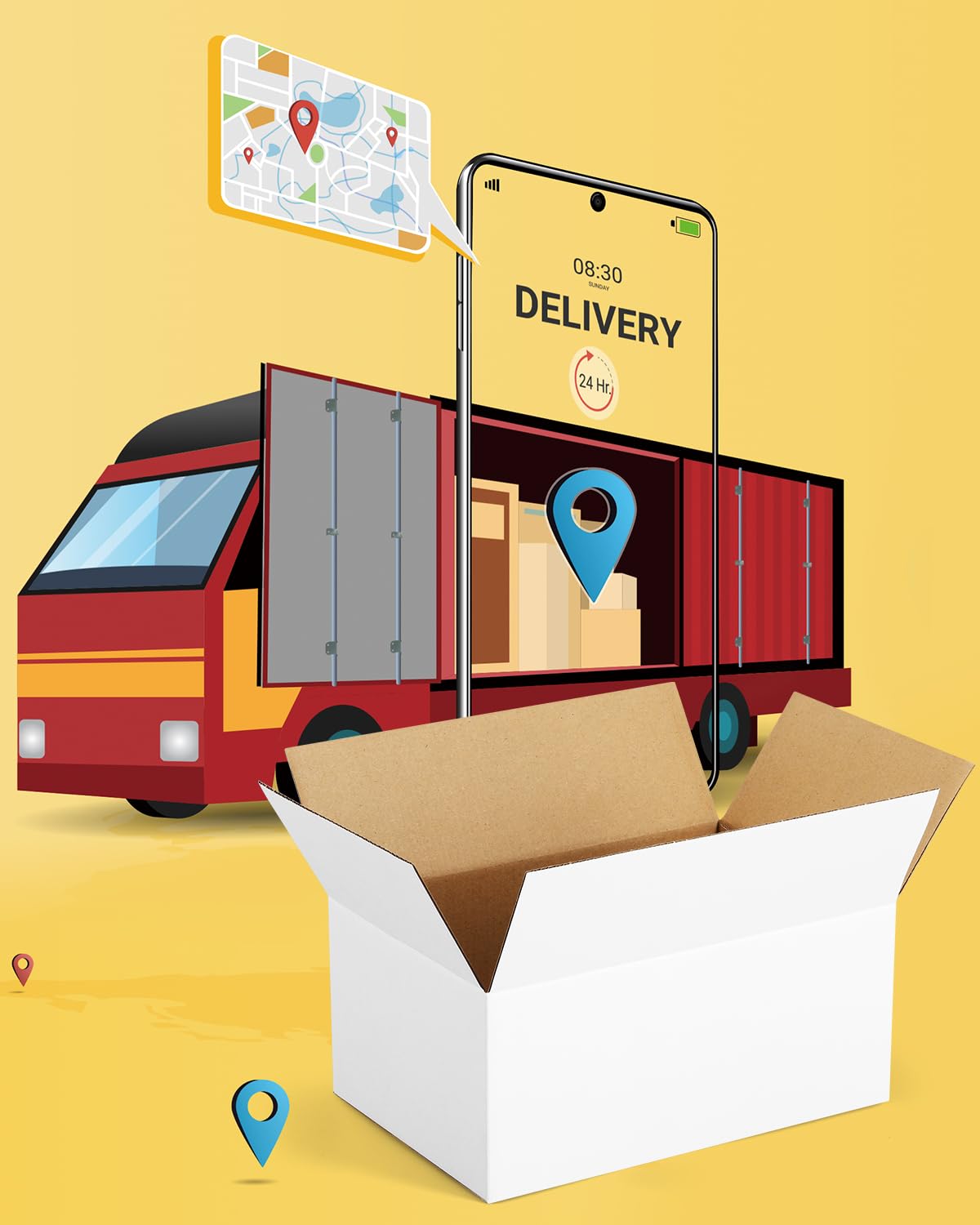 40-Pack-Small-Shipping-Boxes-6x4x4, Corrugated-Cardboard-Boxes-for-Packaging-Small-Business, Brown-Boxes-Mailers