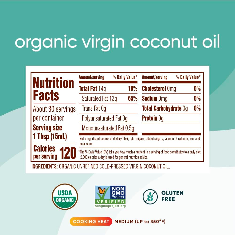 Nutiva Coconut Oil, 14 Ounce