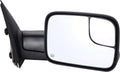 Towing Mirror Replacement Fit for 02-08 DodgeRam 1500 for 03-09 Dodge Ram 2500 3500 Pickup Truck Power Heated Tow Folding Side View Mirror Passenger Side