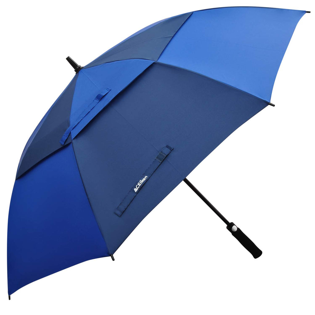 ACEIken Golf Umbrella Large 58/62/68 Inch Automatic Open Golf Umbrella Extra Large Oversize Double Canopy Vented Umbrella Windproof Waterproof for Men and Women