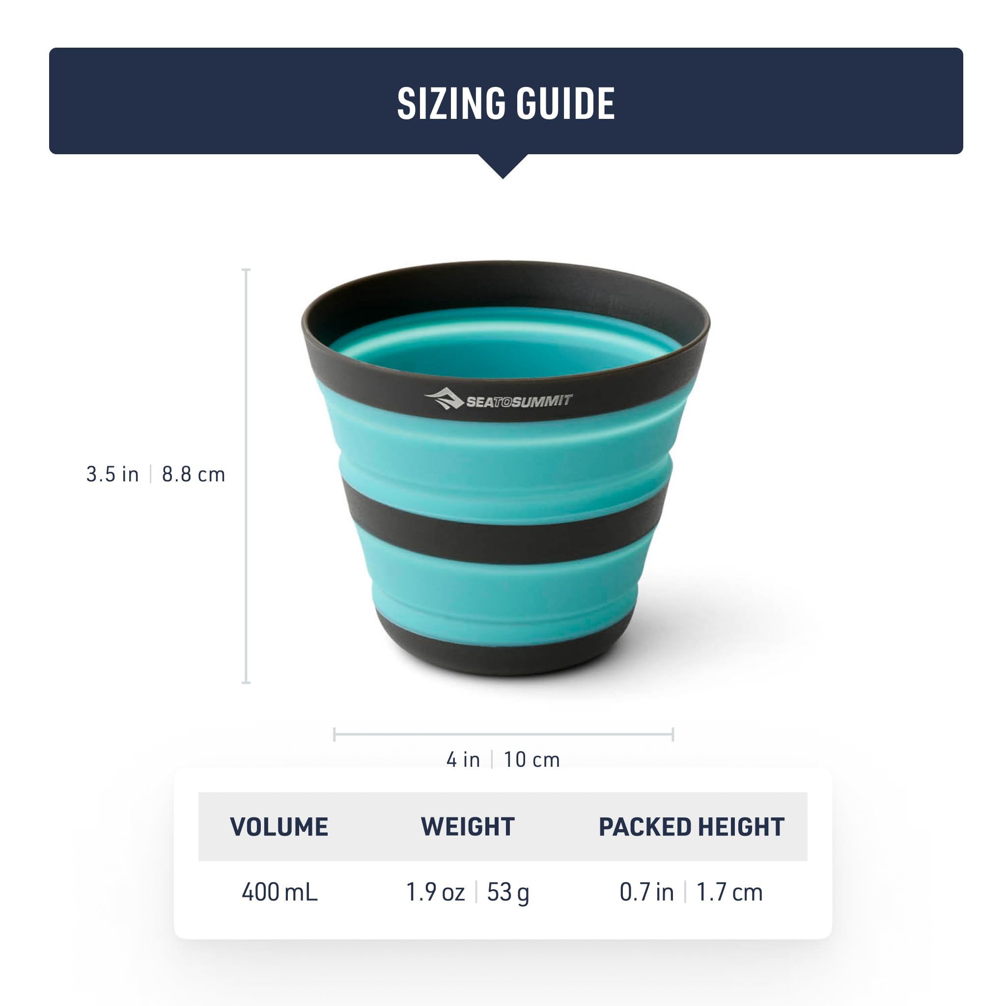 Sea to Summit Frontier Ultralight Collapsible 12 Ounce Camp Cup