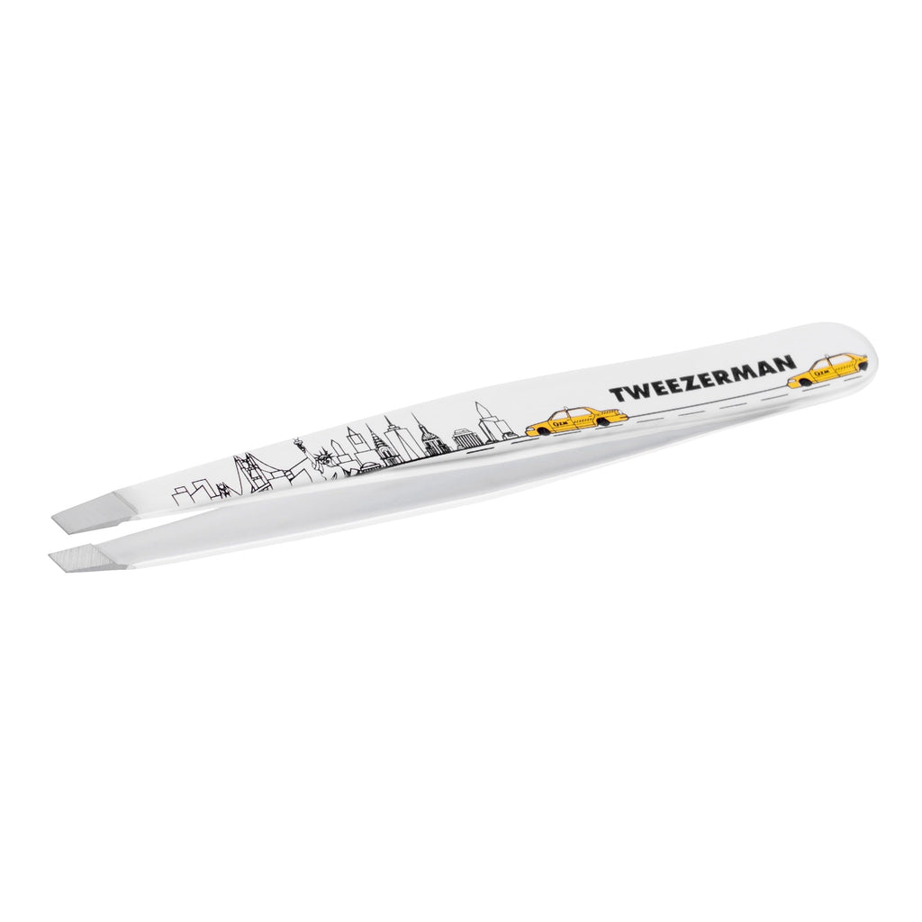 Tweezerman Exclusive 40th Birthday Slant Tweezer - Hair Removal Tweezers, Stainless Steel