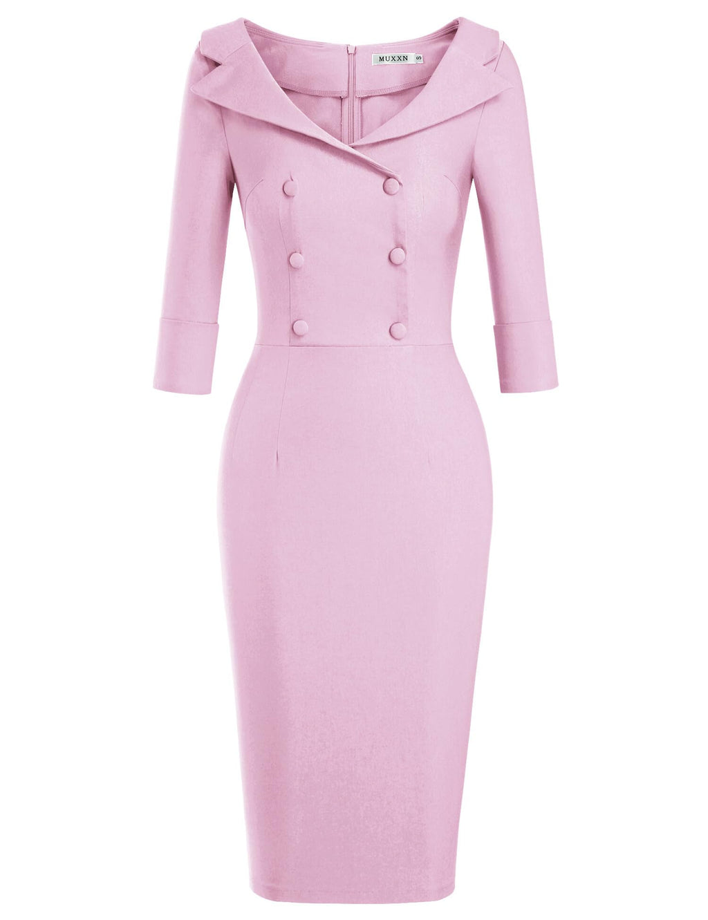 MUXXN Women's Classic Vintage Sweetheart Neckline Cocktail Prom Tea Dress