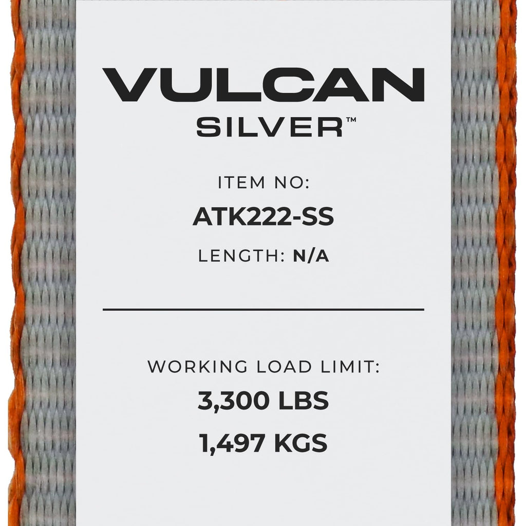 VULCAN Complete Axle Strap Tie Down Kit with Snap Hook Ratchet Straps - Classic Yellow - Includes (4) 22 Inch Axle Straps, (4) 36 Inch Axle Straps, and (4) 8' Snap Hook Ratchet Straps
