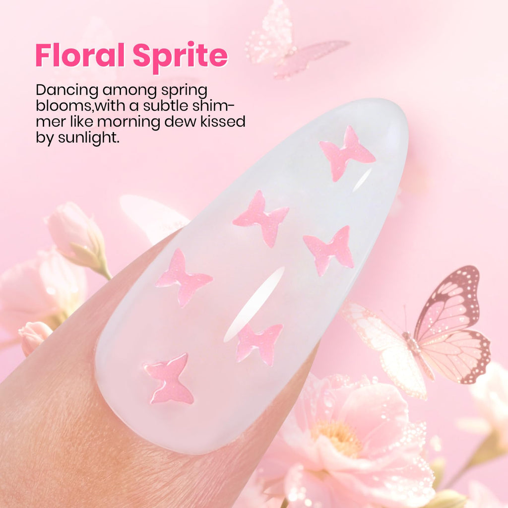 Beetles Heart Gel Top Coat 15ml - Hema Free Glitter Shine No Wipe Top Coat Long-Lasting for Gel Polish, Pink Heart Sparkle Soak Off UV LED Gift for Women