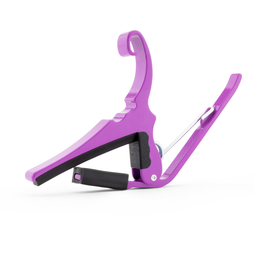 Kyser Musical Products Quick-Change Guitar Capo, KG6ABA, Abalone - For 6-String Acoustic Guitars, Made in USA, Quality, Strong, Lightweight, Quick & Easy Key Changes, Innovative, Perfect Fit