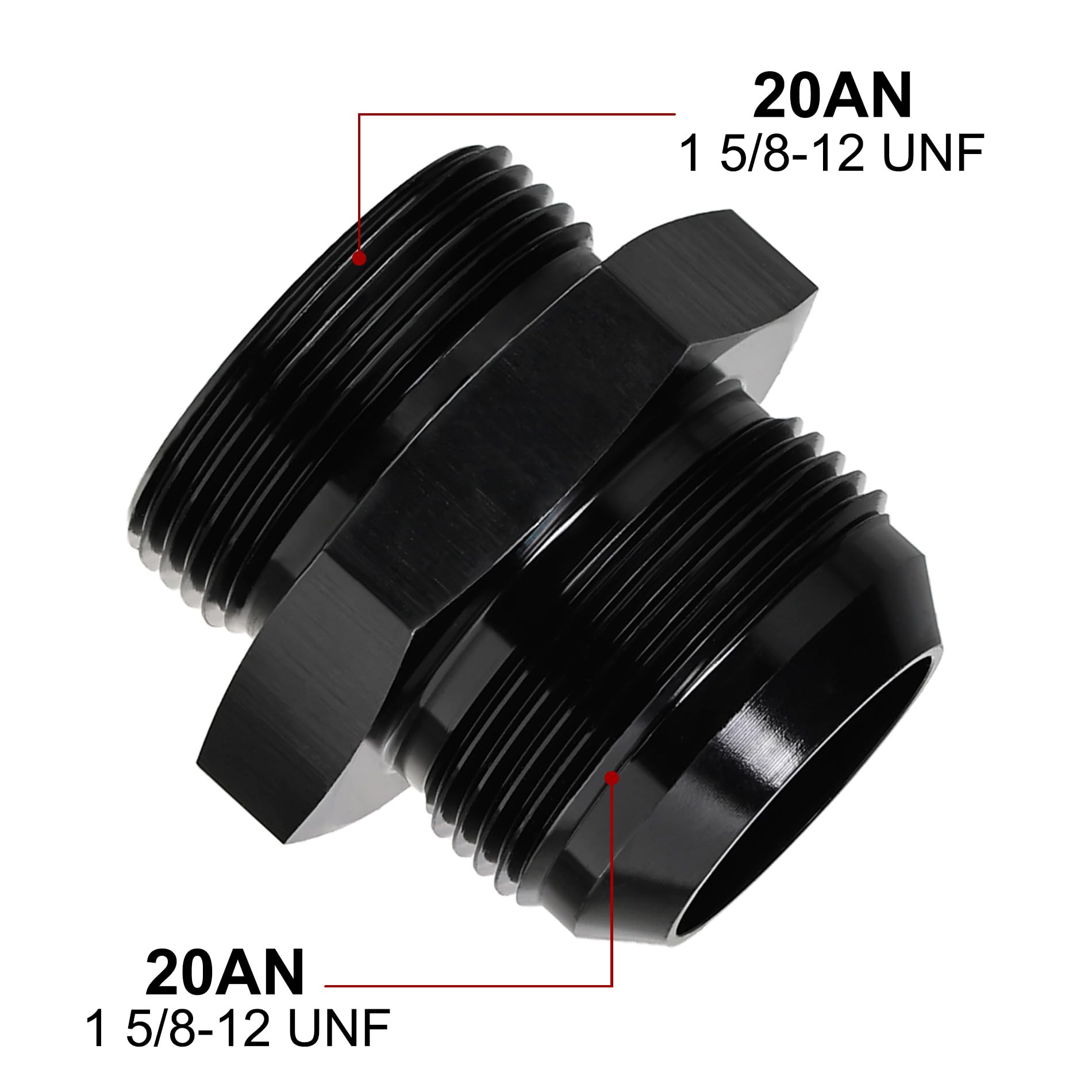 EVIL ENERGY 3AN Flare to AN3 ORB Male O-Ring Fitting Adapter