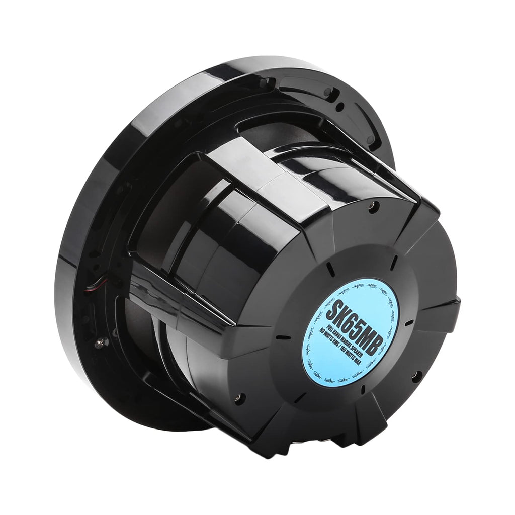 Skar Audio SK65MB-TWR 6.5" 2-Way Marine Full Range 320 Watt Coaxial Tower Speakers, Pair (Black)