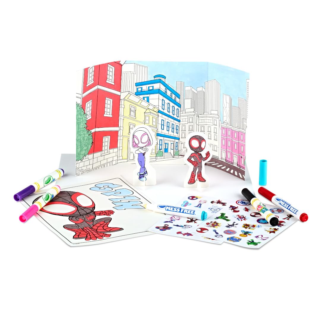 Crayola Color Wonder Gabby's Dollhouse Activity Kit, Mess Free Coloring Set for Toddlers, Travel Activities & Toys, Gifts for Girls & Boys