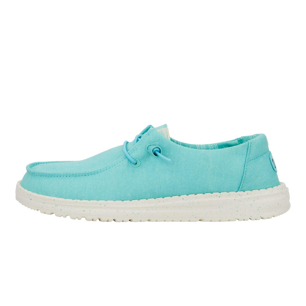 HEYDUDE Wendy Stretch Canvas Women’s Shoes, Women’s Slip-on Loafers, Comfortable & Light-Weight