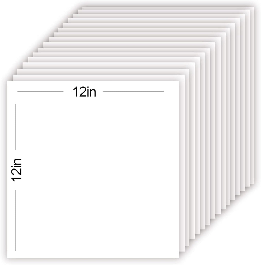 Black Cardstock 50 sheets, 12” x 12” Cardstock Paper Bulk Construction Paper,250GSM Card Stock Printer Paper Scrapbooking Supplies for Diy Crafts Cricut Card Making (Black)