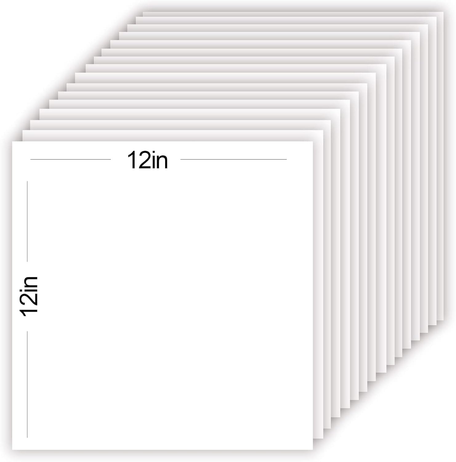 Black Cardstock 50 sheets, 12” x 12” Cardstock Paper Bulk Construction Paper,250GSM Card Stock Printer Paper Scrapbooking Supplies for Diy Crafts Cricut Card Making (Black)
