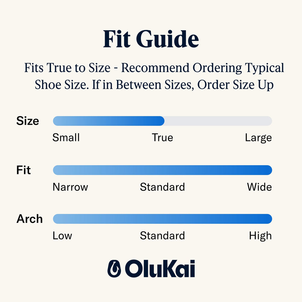 OluKai Kipe'a Olu Women's Slide Sandal, Premium Leather, Relaxed & Dressy Design For Any Occasion, All-Day Comfort & Fit