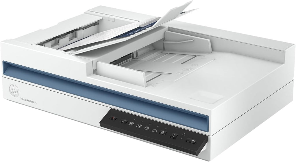 HP ScanJet Pro 2600 f1, White, Fast 2-Sided Scanning and Auto Document Feeder (20G05A)