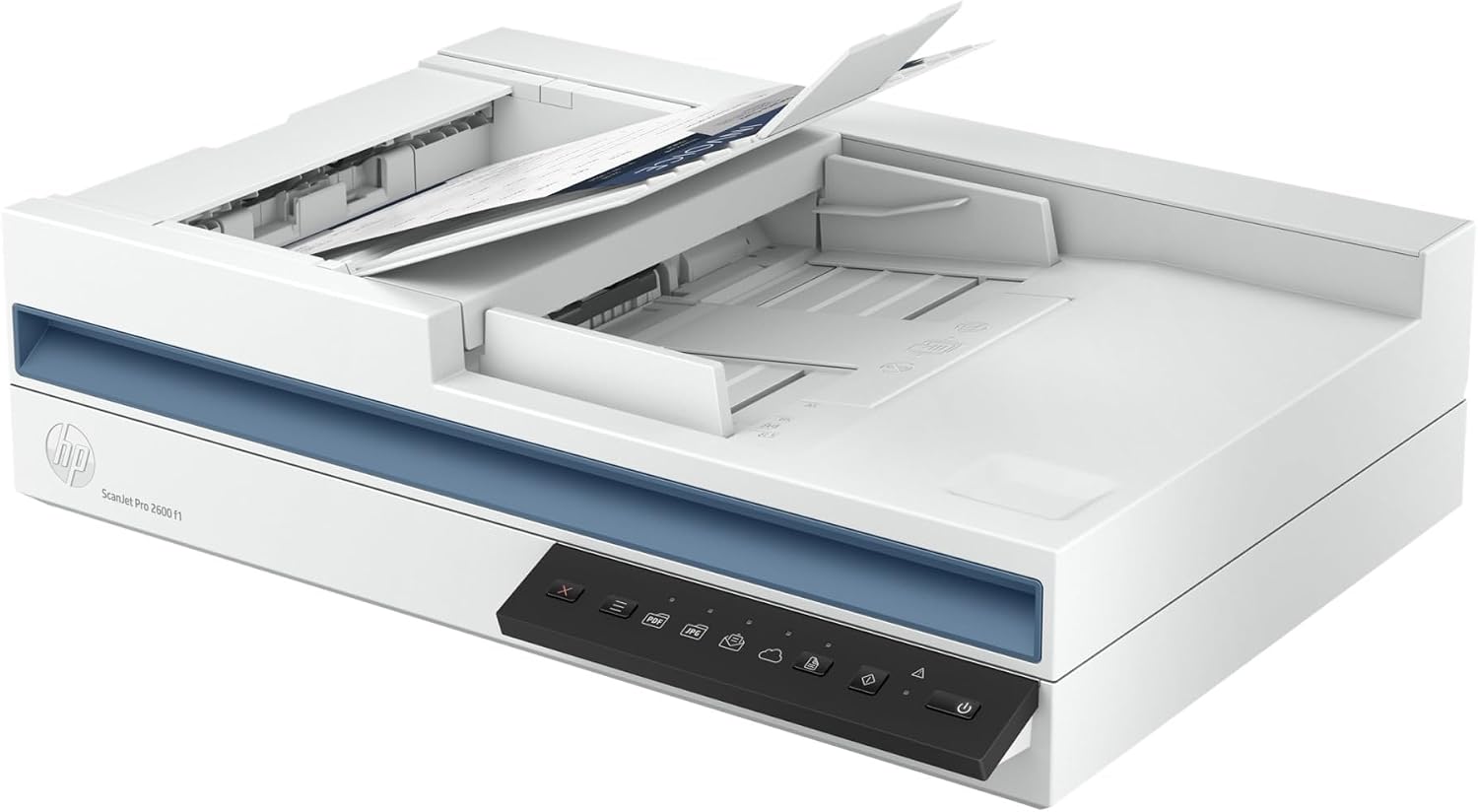 HP ScanJet Pro 2600 f1, White, Fast 2-Sided Scanning and Auto Document Feeder (20G05A)