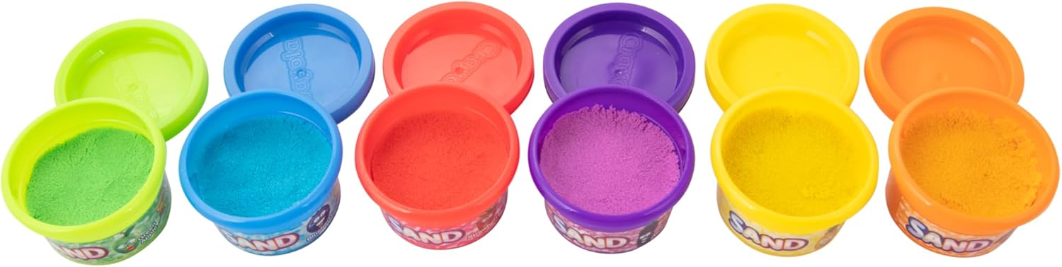 Crayola Silly Scents Play Sand – 60 Mini 1oz Tubs of Moldable Sensory Sand in 6 Bright Colors | Easter Day Party Favors, Classroom Prizes, Sensory Toys, Fidget & Creativity