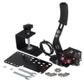 CNRAQR PC Racing Game USB Handbrake for 16Bit SIM for Racing Games, Compatible with G27 G29 G920 G923 T500 T300 Simulate Linear Handbrake（With Fixing Clip and Plate