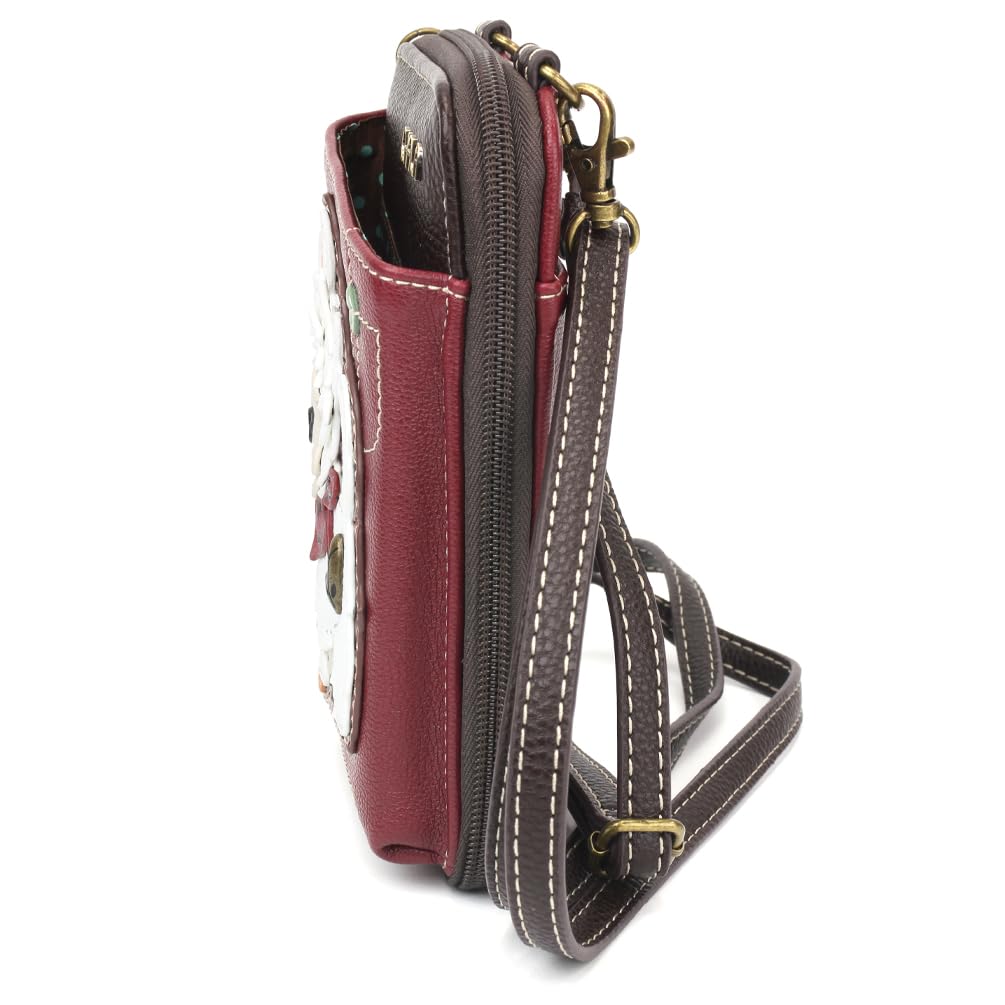 CHALA Wallet Crossbody Cell Phone Purse - Women Faux Leather Multicolor Handbag with Adjustable Strap