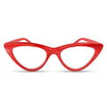2SeeLife Premium Cat Eye TR-90 Reading Glasses for Women – Narrow–Medium Fit, Sturdy Frame, Spring Hinges, Stylish Readers, Black, +0.50