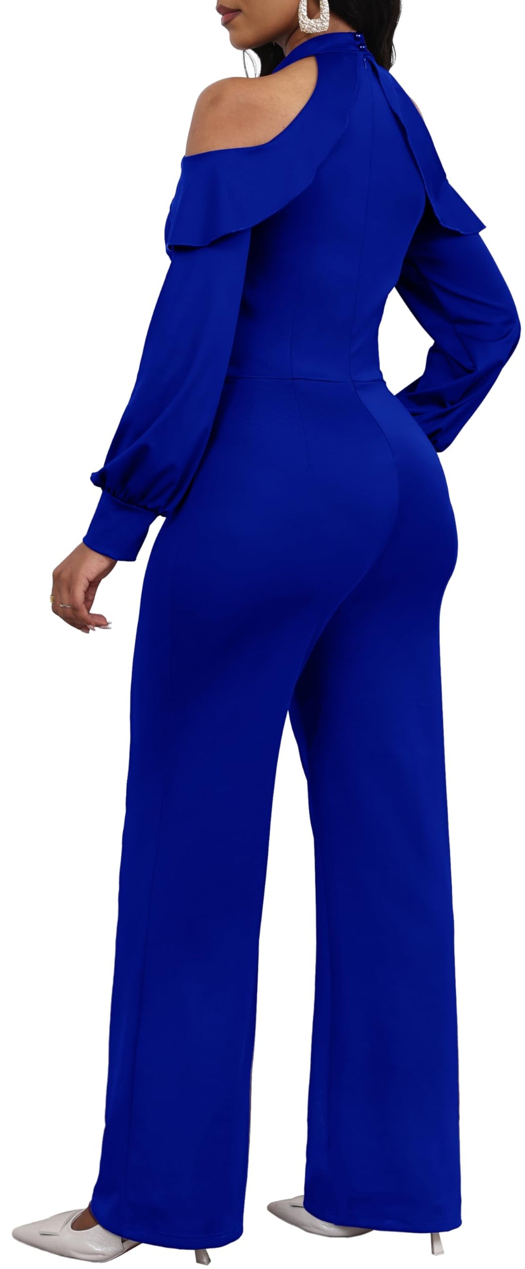 Jumpsuit for Women Sexy Elegant Long Straight Pants Cocktail Printing Jumpsuits Party Club with Zipper