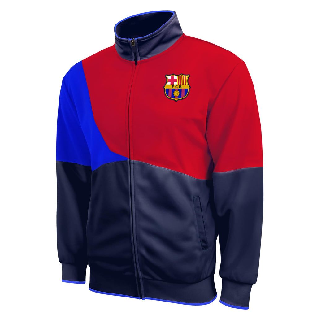 Icon Sports Officially Licensed FC Barcelona Soccer Track Jacket - Unisex Adult