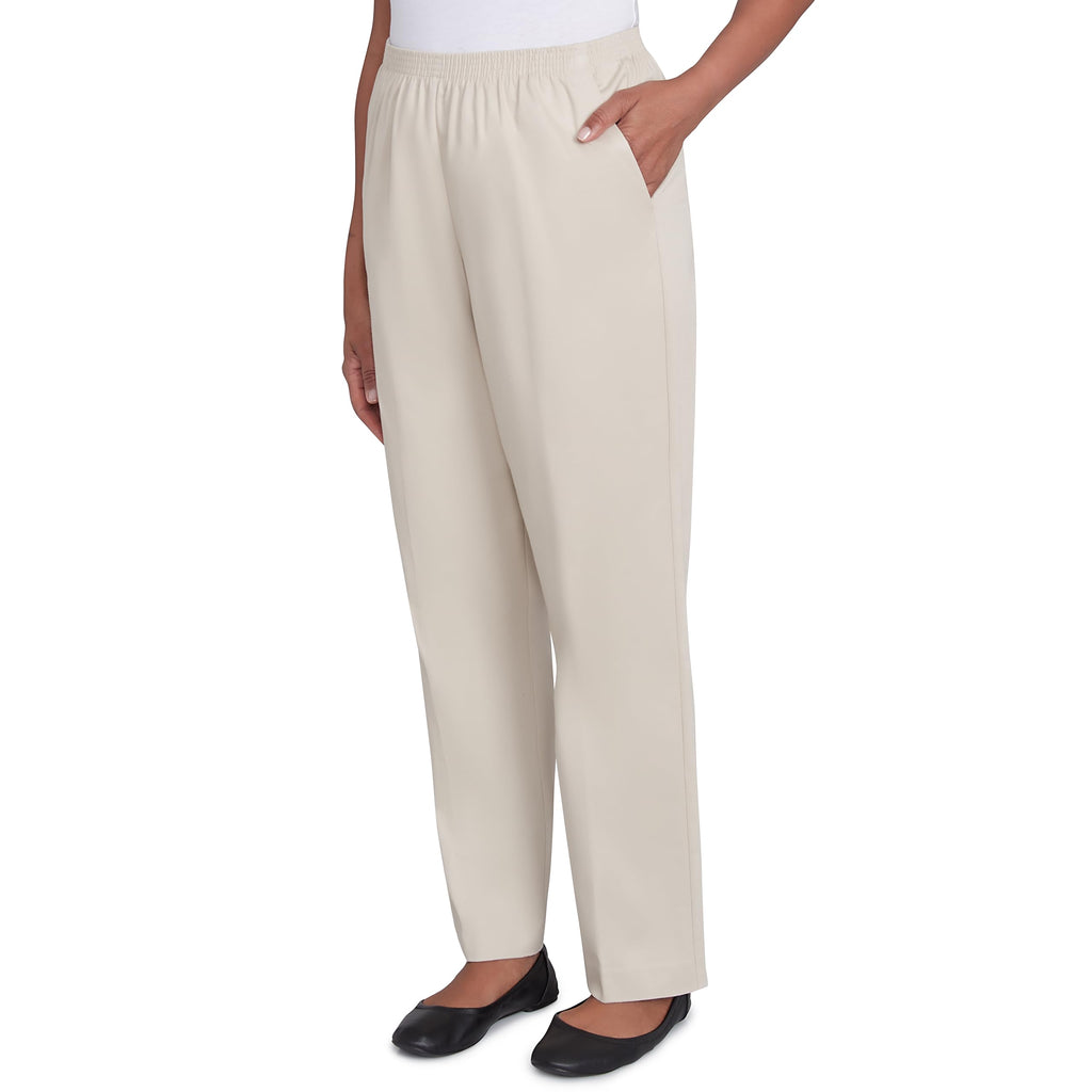All Around Elastic Waist Cotton Medium Twill Pants