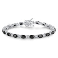 FANCIME Birthstone Bracelets Sterling Silver Tennis Bracelets Charm Fine Jewelry Birthday Gifts for Women 7"