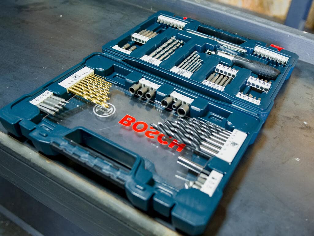 BOSCH MS4091 91-Piece Drilling and Driving Mixed Set with Included Case for Applications in Wood, Metal, Masonry