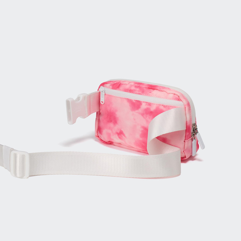Pander Two Way Zipper Fanny Pack Nylon Everywhere Belt Bag for Women, Water Repellent Waist Packs, Crossbody Bags with Adjustable Strap (Black).