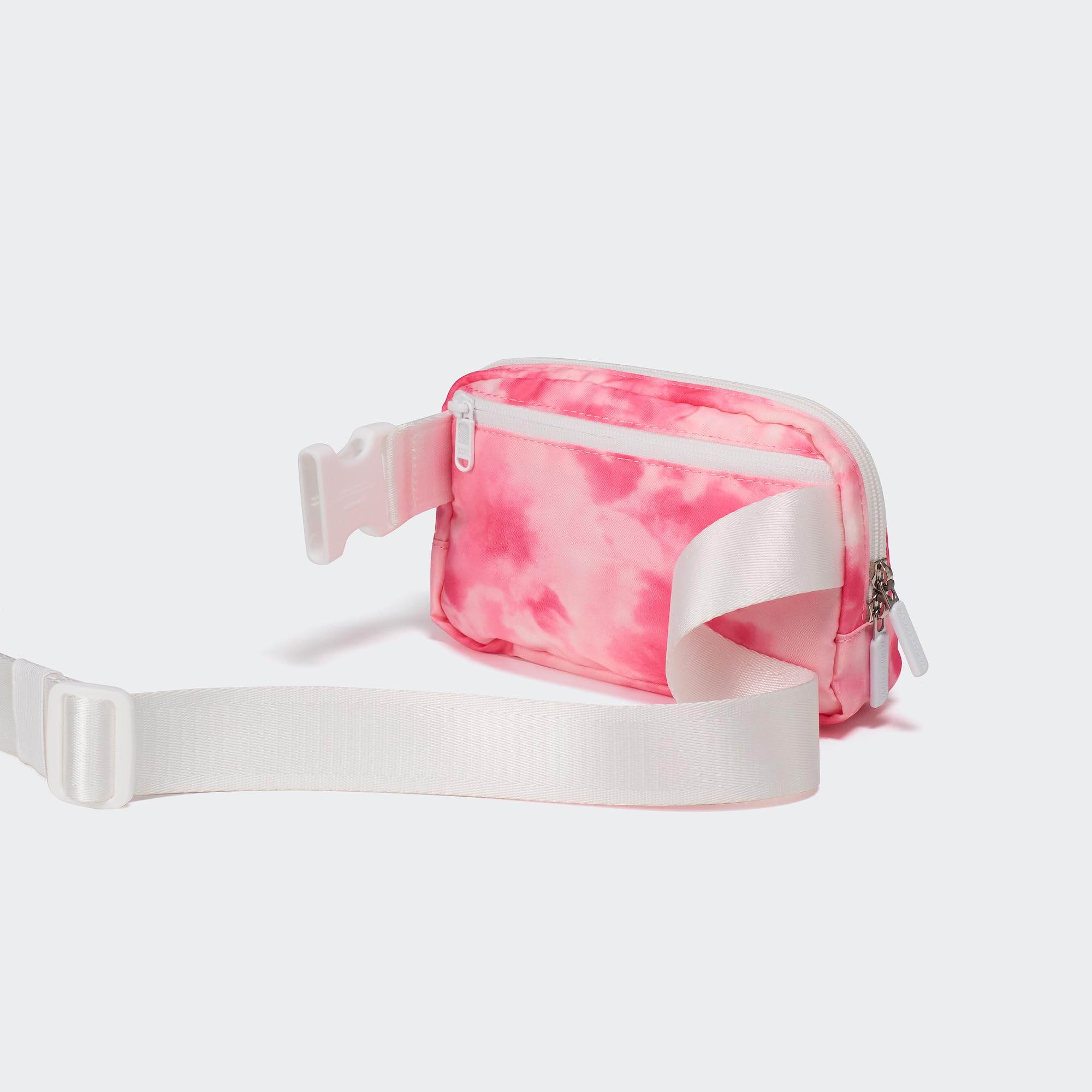 Pander Two Way Zipper Fanny Pack Nylon Everywhere Belt Bag for Women, Water Repellent Waist Packs, Crossbody Bags with Adjustable Strap (Black).