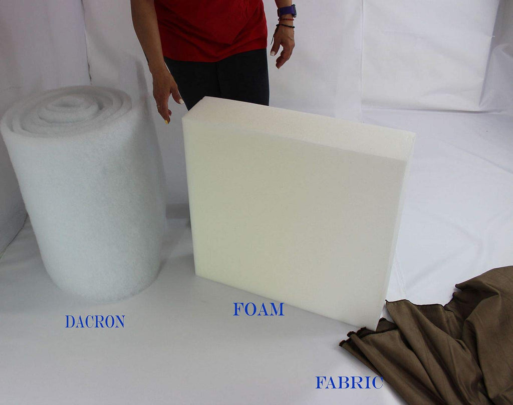 Mybecca 24 Inch Wide (1 Yard) Quilt Batting Multipurpose Dacron Fiber Polyester Wadding Fabric Loft Upholstery Grade Padding 36" x 24" (2' x 6')