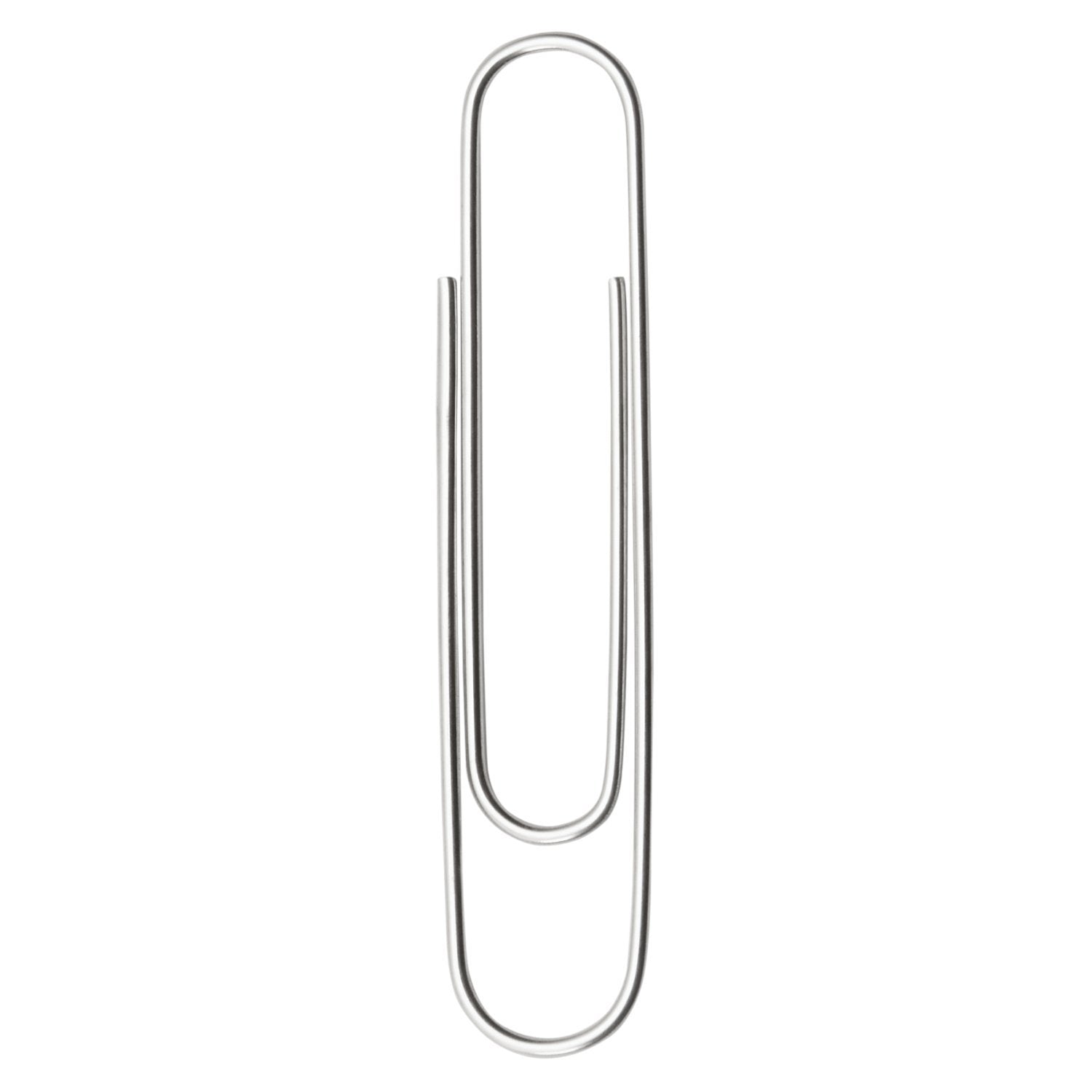 ACCO Brands Paper Clips, Jumbo, Smooth, Economy, 10 Boxes, 100/Box (72580)